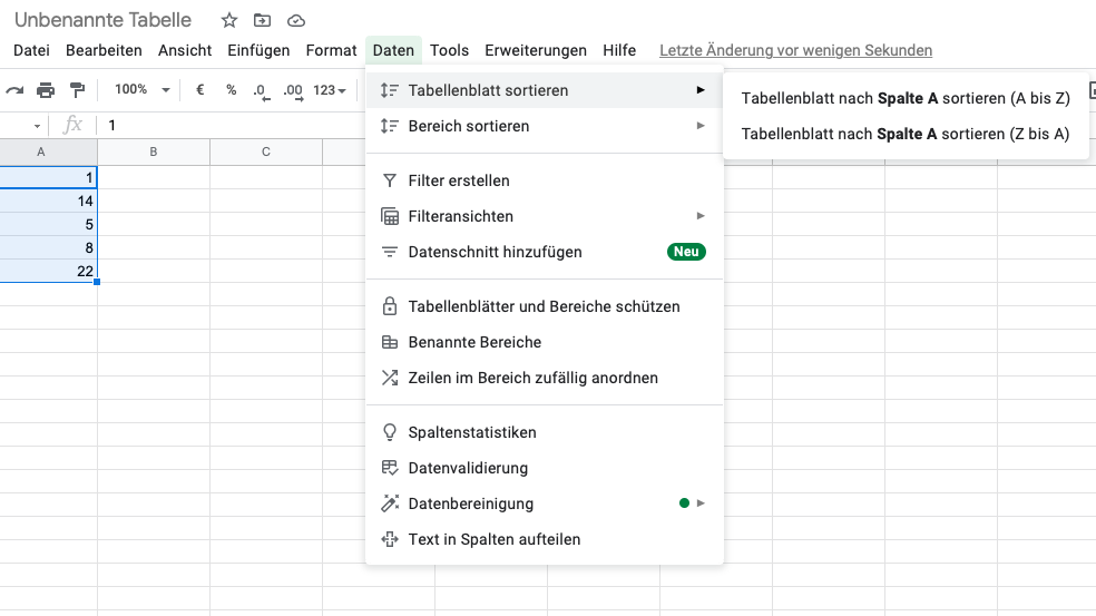 Google Tabellen nach Datum sortieren so geht's CHIP